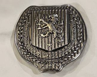 Lion Coat Of Arms Belt Buckle