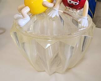 Vintage M&M's Hard Plastic candy dish tree