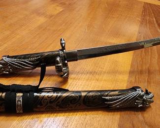 Mini Dragon Sword Stainless Steel with Scabbard