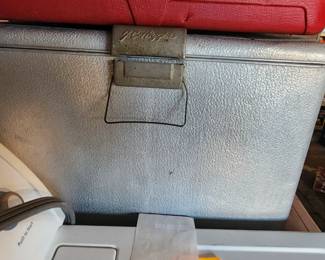 Vintage 1950s J.C. Higgins Picnic Aluminum Cooler Ice Chest