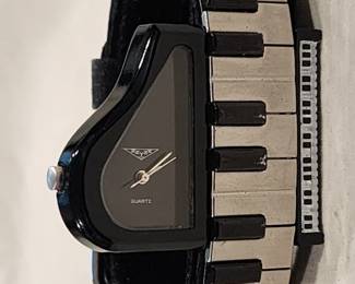 ZZYZX Black & Chrome Grand Piano Watch