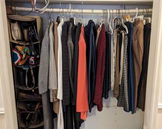 MORE OF THE LADIES CLOTHES, SHOES, AND PURSES