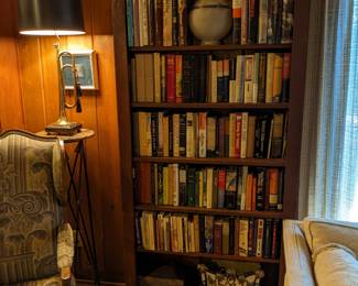 BOOKCASE #7 SHOWING SOME OF THE MANY BOOKS IN THIS ESTATE