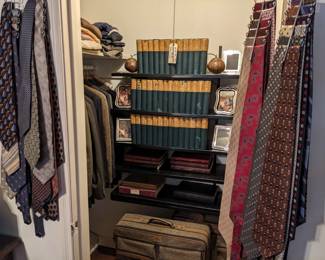 SET OF ANTIQUE BOOKS, TIES