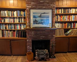 BOOKCASE #4 SHOWING MORE OF THE MANY BOOKS IN THIS ESTATE