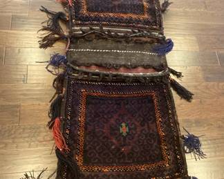 wool camel saddle bags