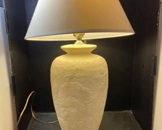 stucco style lamp