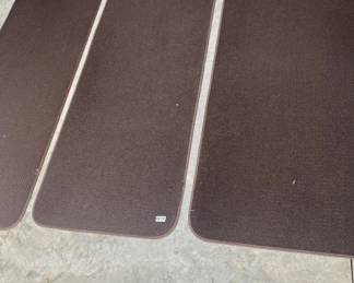 brown rubber backed rugs