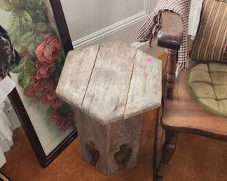HAnd Made Table, 1800's Rocker