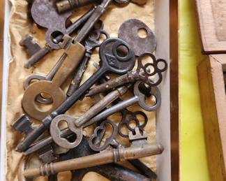 Vintage Keys and Tools