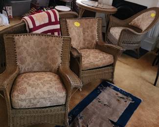 Antique Heywood Wakefield Chair & Rocker