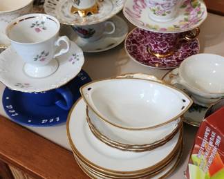 Assorted Cups and Saucers