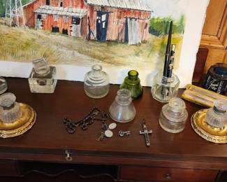 Ink Wells and Quills