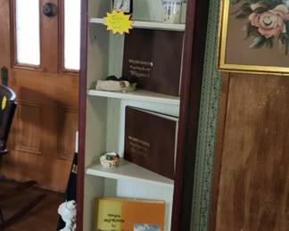 1960's Painted Red Cabinet