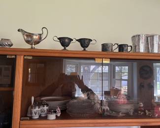 China and silver plate, 