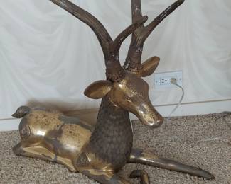 Brass reindeer