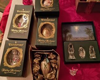 Waterford Christmas ornaments 
