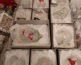 Glass ornaments 