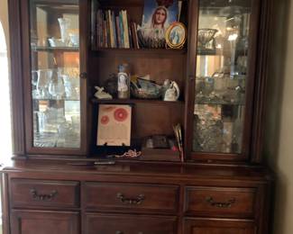 China cabinet matches table
