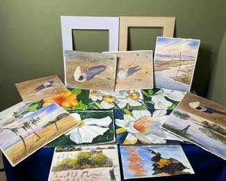 Paintings on Canvas Sheets