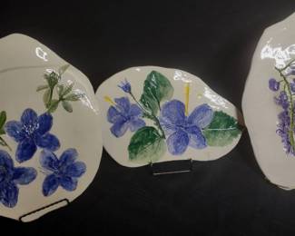 Ceramic Wall Art Inspired by Flowers
