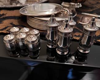 Sterling S&P shakers and cheese shakers