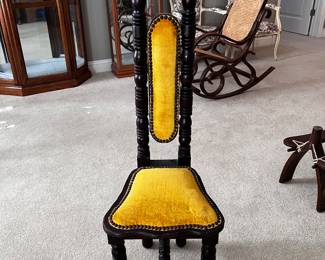 vintage antique Spanish chair