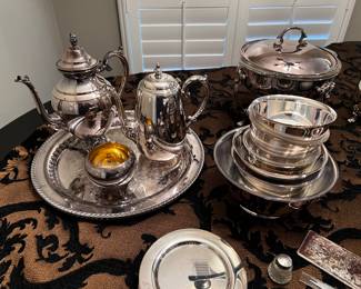 Sterling serving pieces