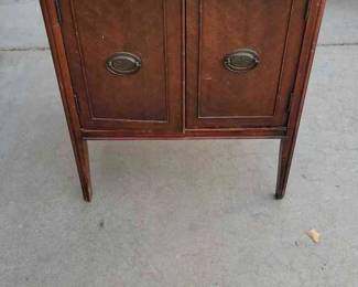 Vintage End Table Cabinet