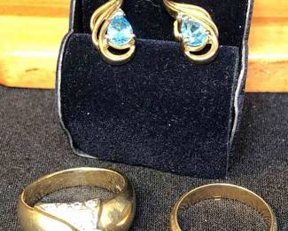 14k Gold Rings And Earrings