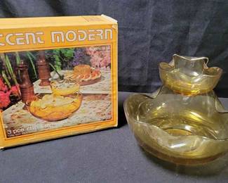 Vintage Chips And Dip Set