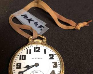 Hamilton Pocketwatch 10k GF