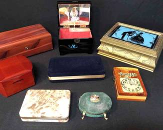 Vintage Jewelry Boxes 