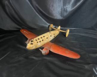 Wyandotte Steel Propeller Airplane Toy