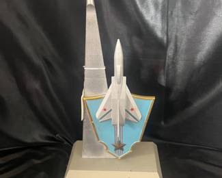 Metal Space Shuttle Sculpture-SOLD