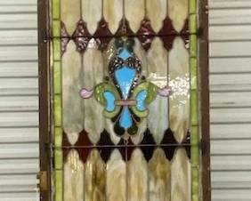 9'10" Stain Glass Door