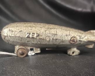 Cast Iron Toy Zeppelin