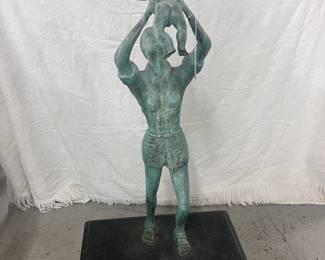 Bronze Mother and Child - 34"tall, 20"wide