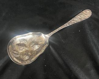 Sterling Stieff Rose Strawberry Spoon