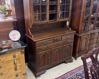 Solid 2 pc Cherry Hutch