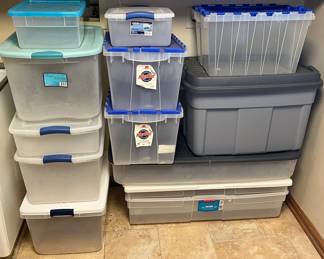 Storage Bins Various Sizes