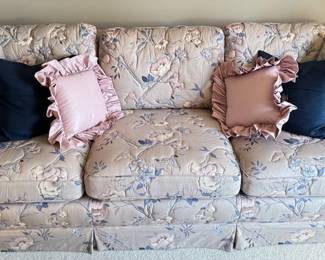 Pennsylvania House Pink Floral Sofa