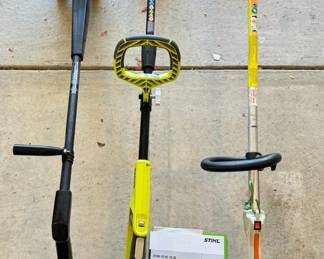 Stihl And Ryobi Weedeaters And Black Decker Edger