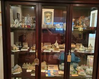 Collectibles and display cabinet