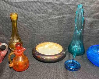 Whimsical Colored Glass Wheaton, Fenton, And More