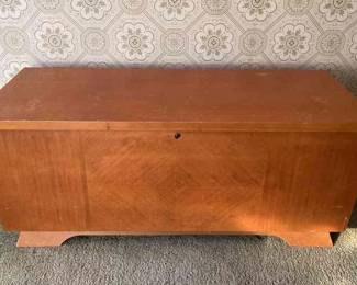 Vintage Lane Furniture Light Brown Wooden Chest 