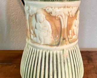 Rare Roseville Donatello Pottery 8" Vase 