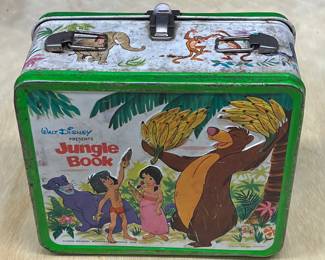 Vintage Walt Disney Jungle Book Metal Lunch Box Aladdin Industries (as Is) 