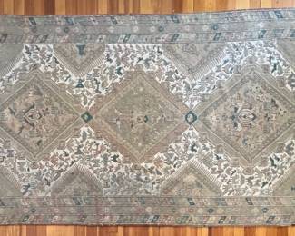 Antique Hand Knotted Persian 45" X 85" Area Rug