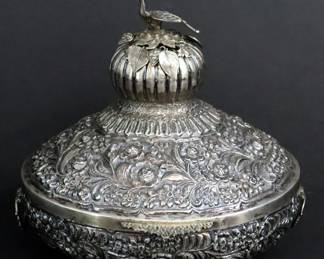 Lot 425 EGYPTIAN SILVER BOWL